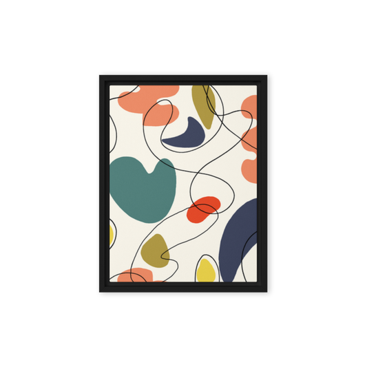 Patterns Framed canvas