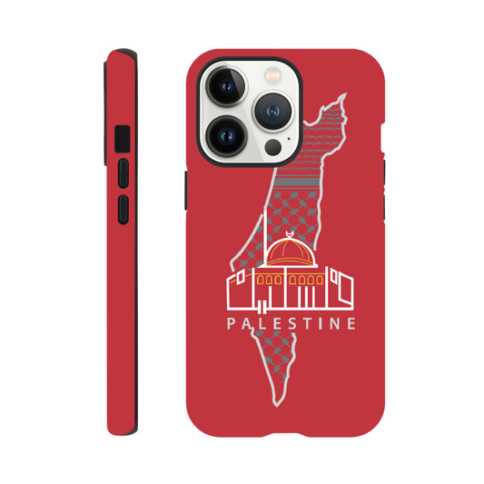 Palestine in Red Tough Phone Case