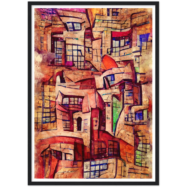 Levant Houses Abstract Poster