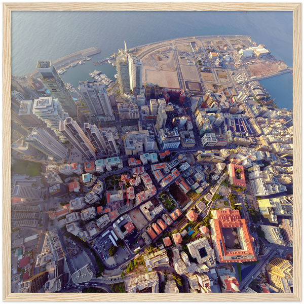 Areal View of Beirut Poster