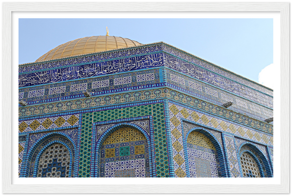 Corner Exterior of the Dome of the Rock Poster