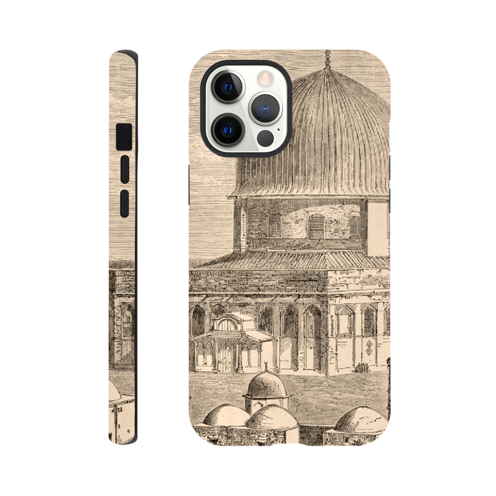 1860 Old View Dome of the Rock Tough Phone Case