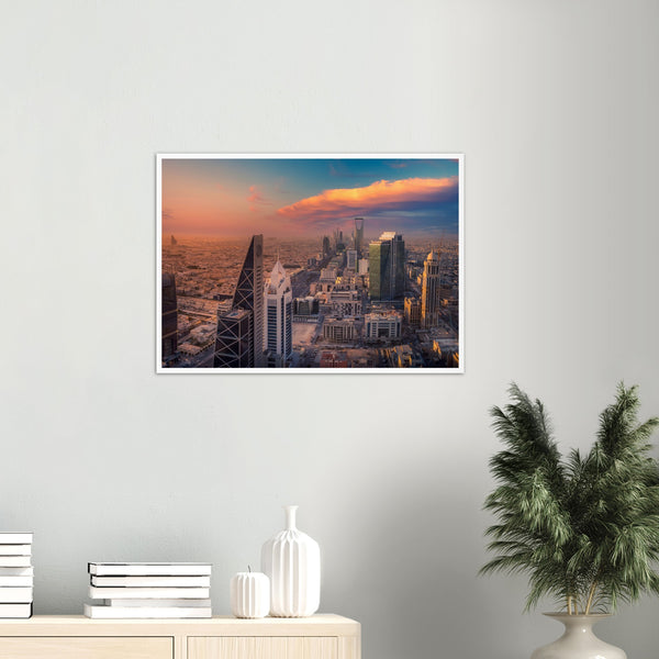Riyadh Skyline Poster
