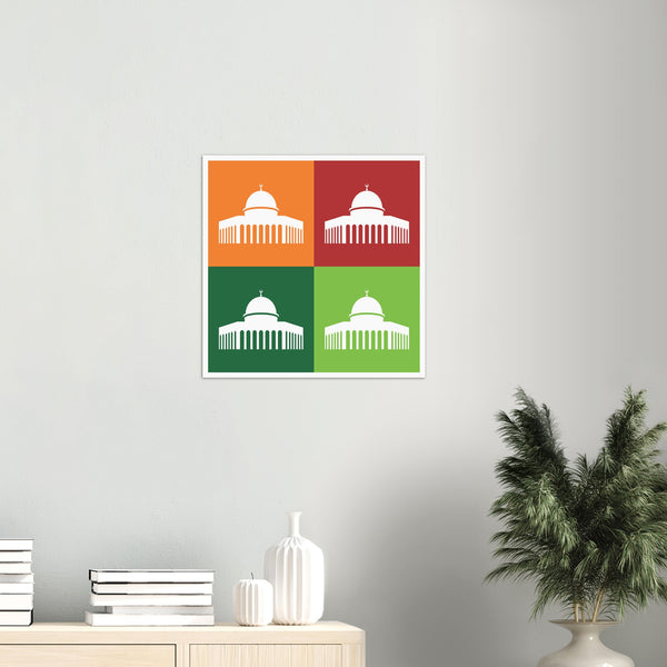 Dome of the Rock Icons Poster