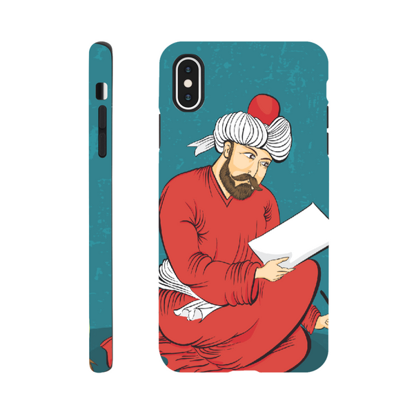 A Man Drawn in miniature Style Tough Phone Case