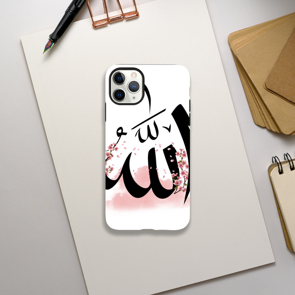 Islamic Calligraphy name Allah Tough Phone Case