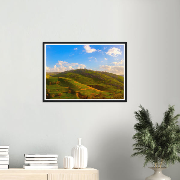 Green Terrains of Irbid Poster