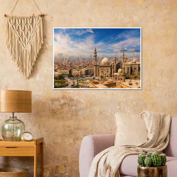 The Mosque of Sultan Hassan at sunset, Cairo Poster