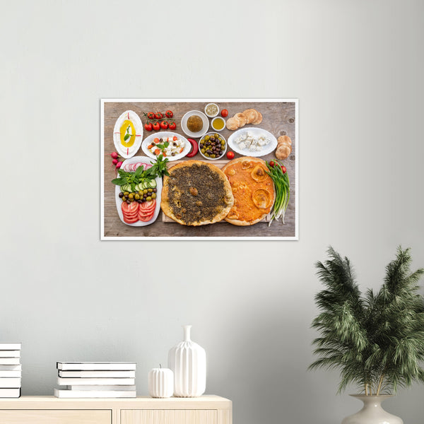 Traditional Levantine Breakfast Poster