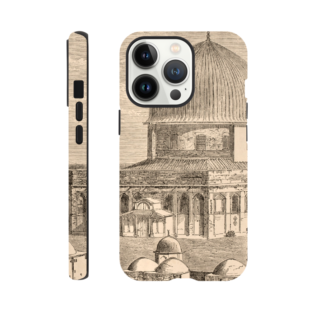 1860 Old View Dome of the Rock Tough Phone Case