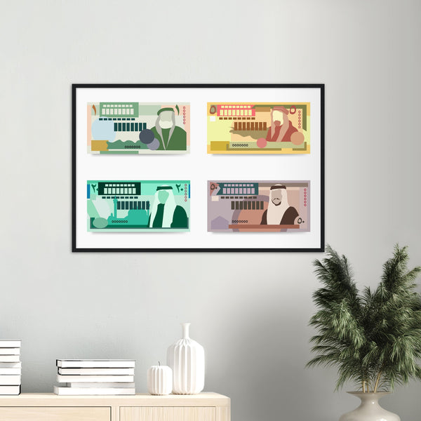 Jordanian Currency Poster