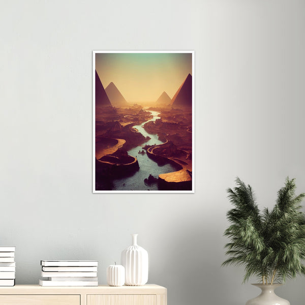 Fantasy Pyramids of Egypt Poster
