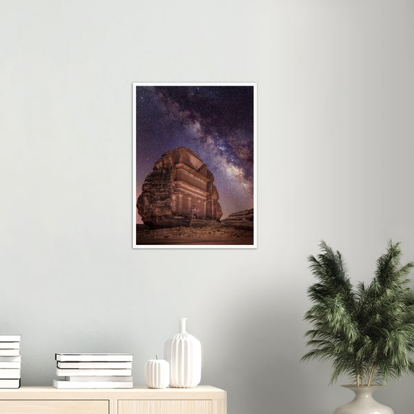 Milky Way at Al Ula - Saudi Arabia Poster
