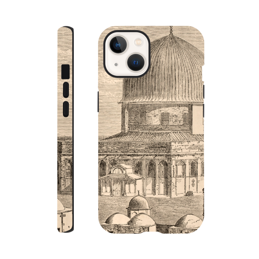 1860 Old View Dome of the Rock Tough Phone Case