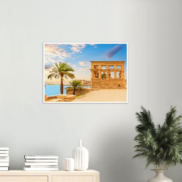 Trajan's Kiosk in Aswan Poster