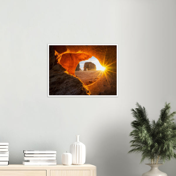 Elephant rock, Saudi Arabia Poster