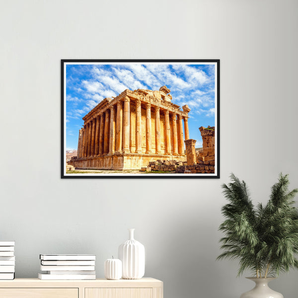 Temple of Bacchus in Baalbek Lebanon Poster