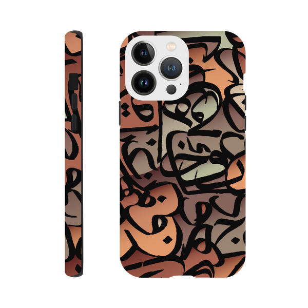 Arabic Letter Art Tough Phone Case