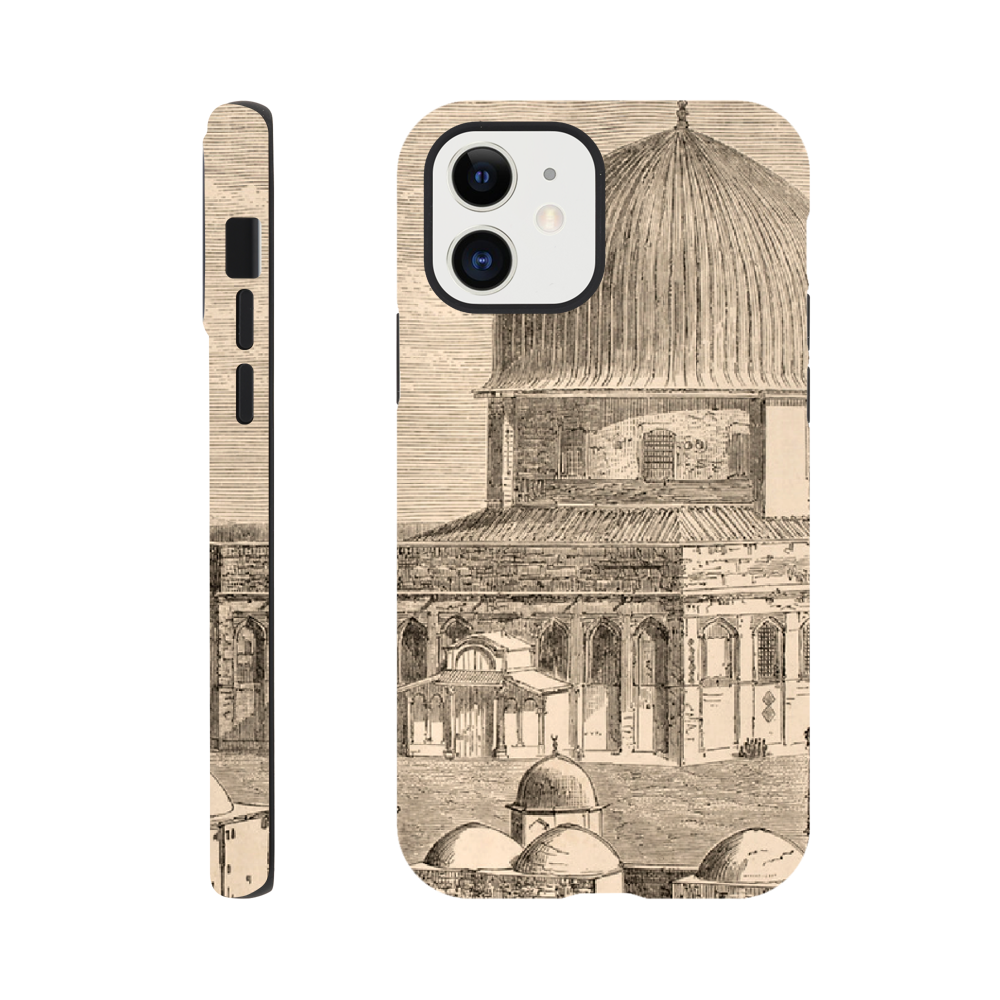 1860 Old View Dome of the Rock Tough Phone Case