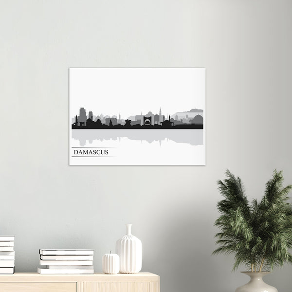 Damascus Landmarks Poster